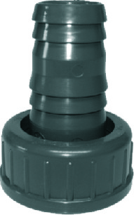 PVC Schlauchtülle mit Überwurfmutter 14 x 12 mm