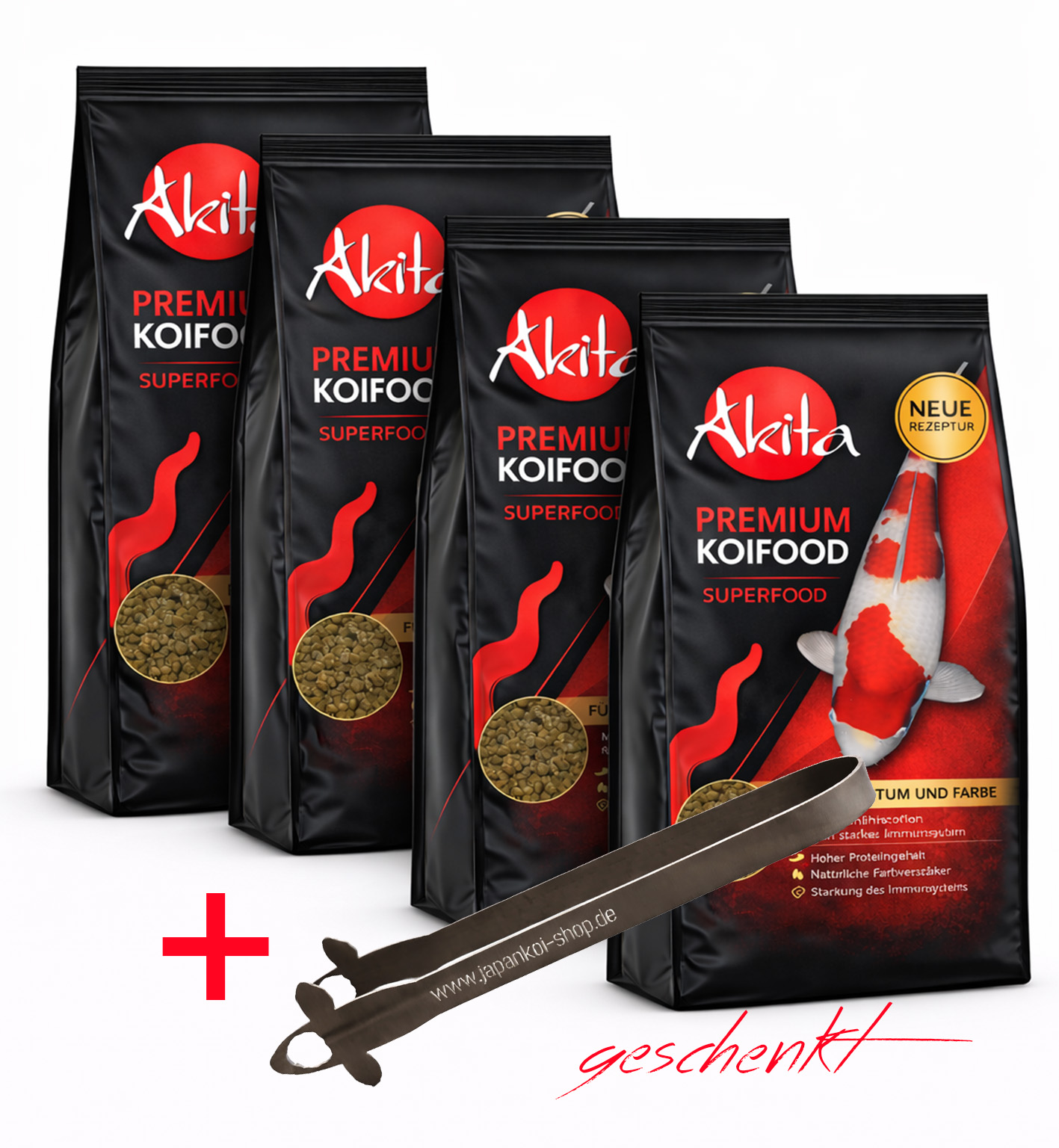 4x Akita Superfood 2.0 | 4,5 kg | 6 mm Pellets