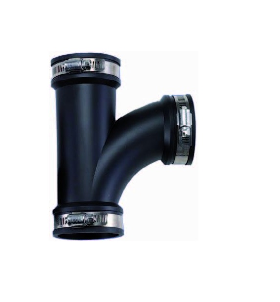 Flexibles T-Stück 50 mm / 1 1/2, Rohrverbinder Fittings