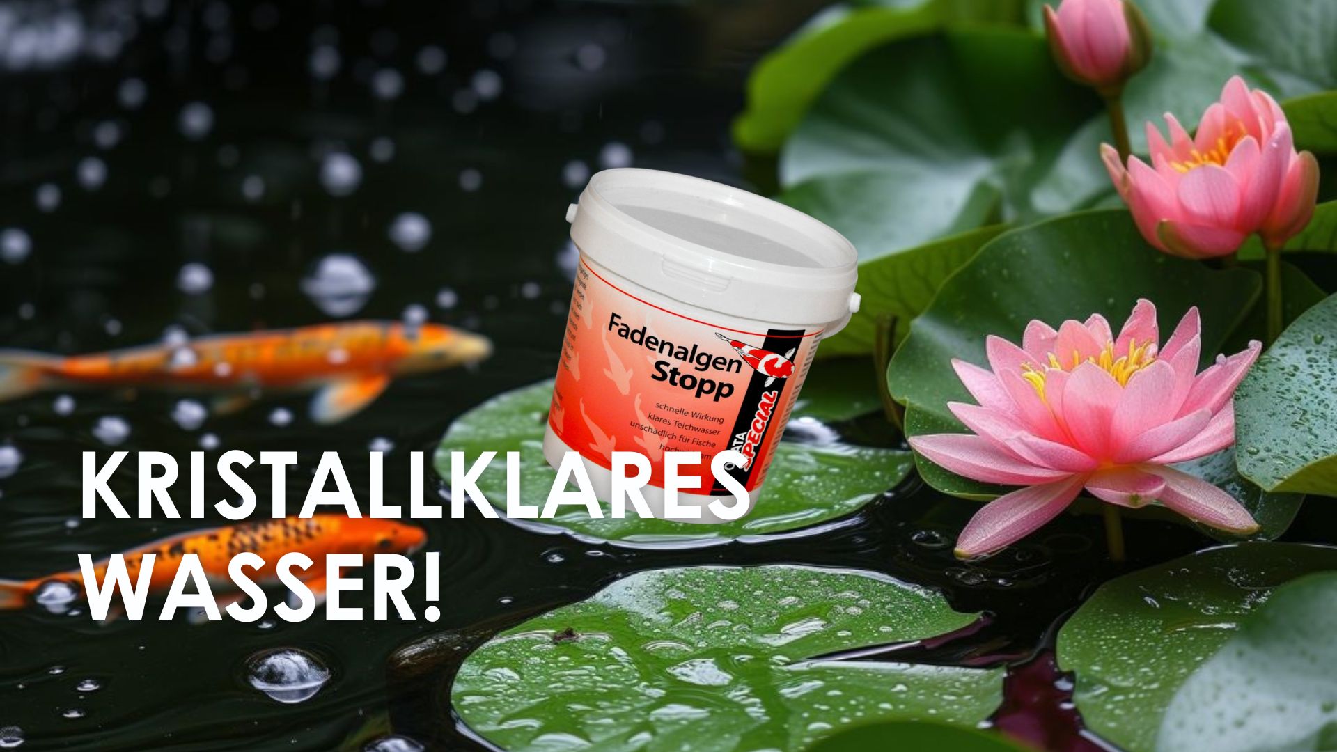 Fadenalgen im Fisch- oder Koiteich