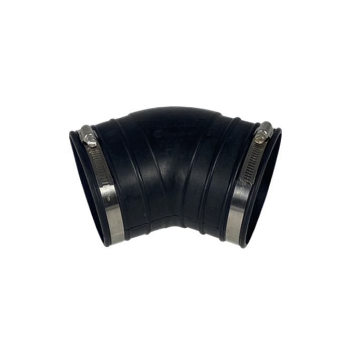 Flexibler Bogen, 125mm, 45°, Rohrverbinder Fittings