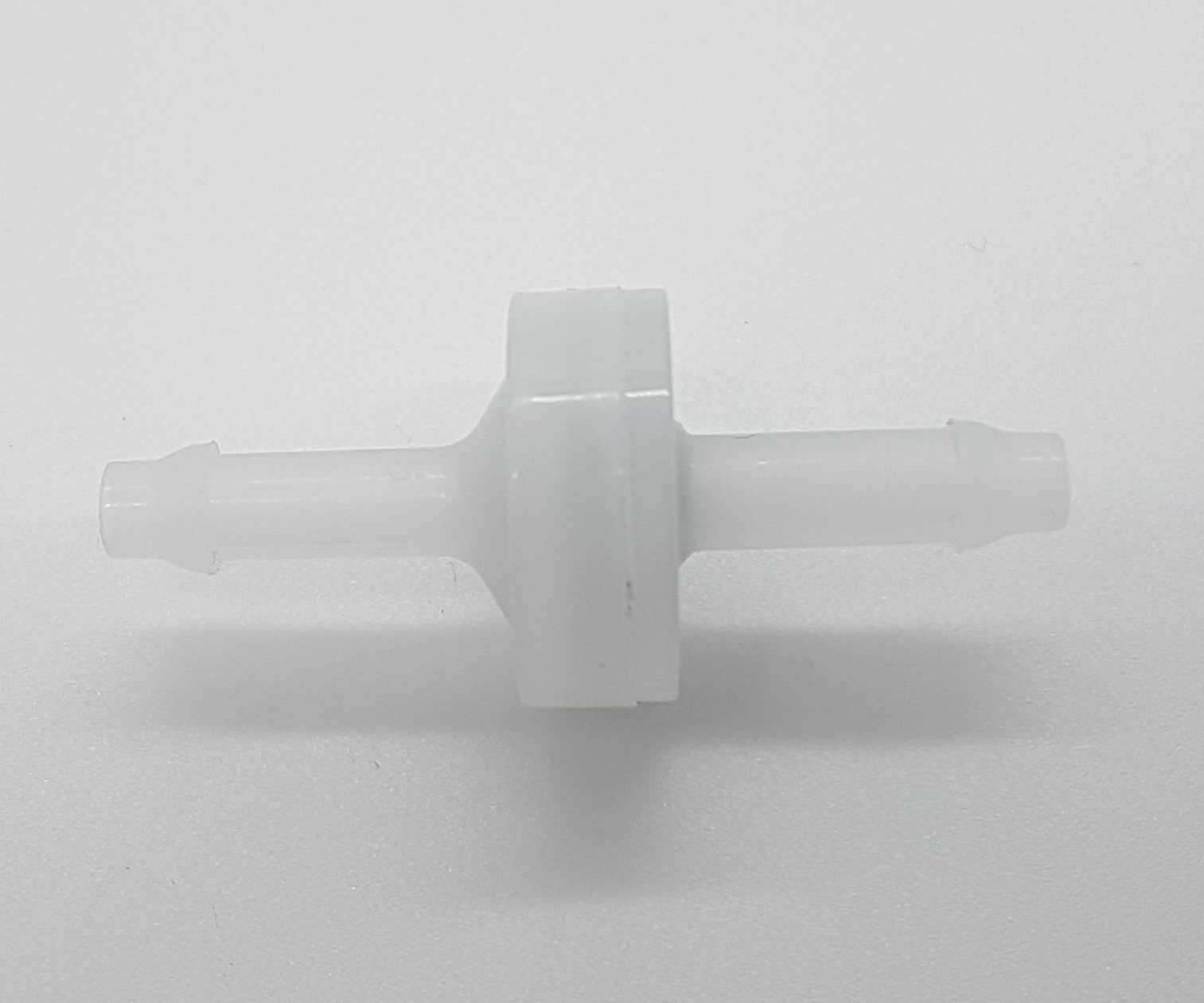 Rückschlagventil Low Cost Ozon 4/6  mm PVDF/FKM unbelastet ohne Feder