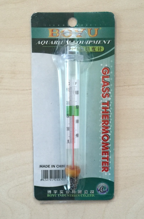 Aquarien Glass Thermometer mit Saugnapf