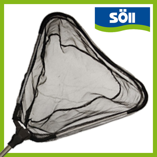 Söll Teichkescher klappbar, aus Aluminium mit Teleskopstiel