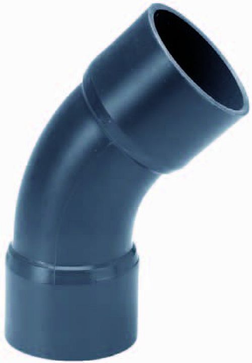 PVC-Bogen 45° 90mm