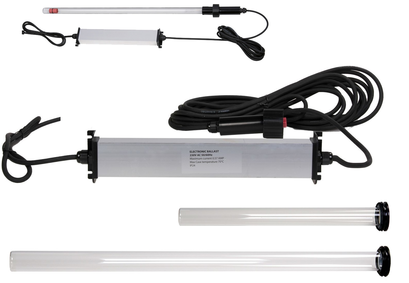 Aquaforte Tauch UVC 40 Watt Montageset, Tauchstrahler,