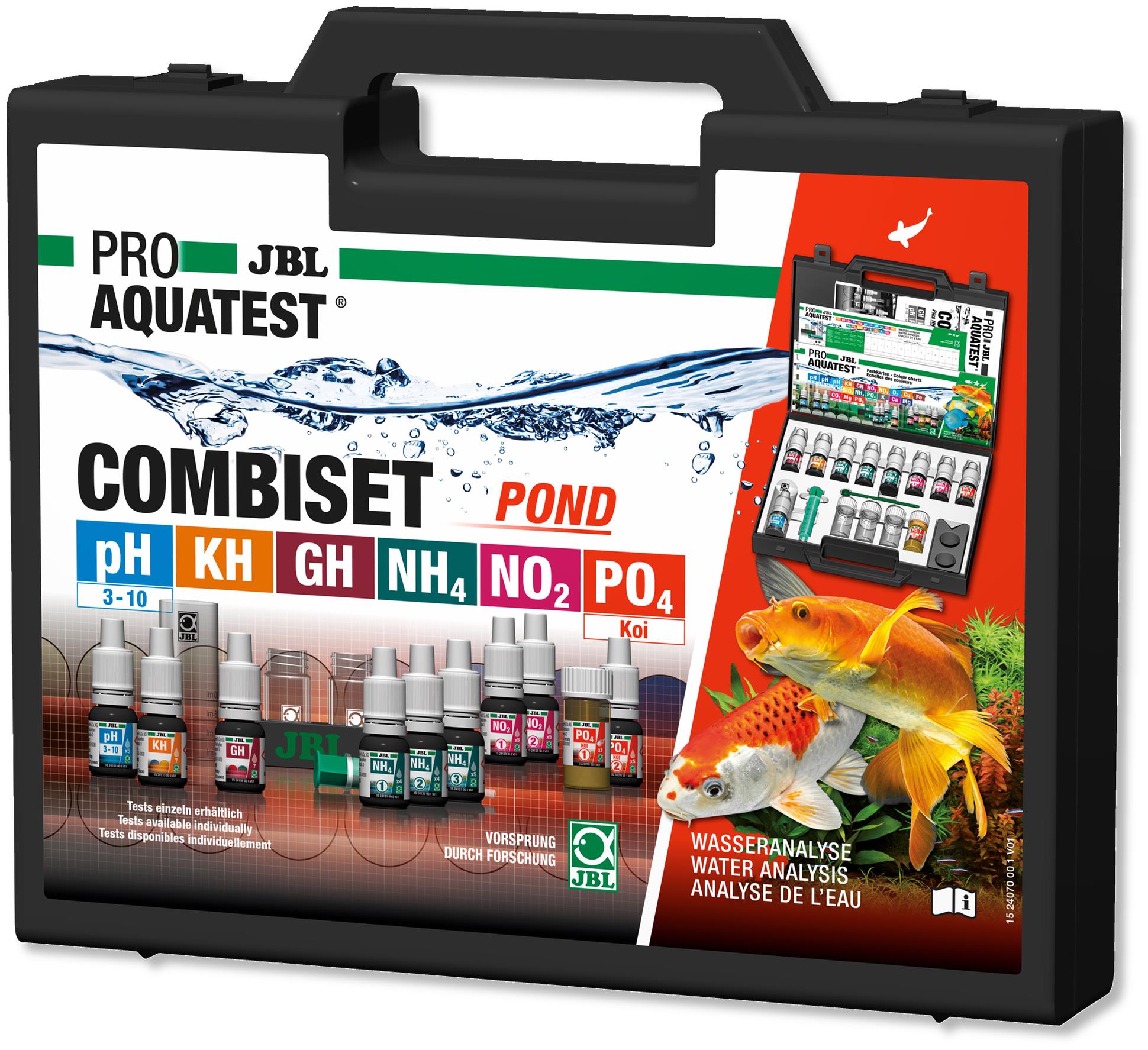 JBL Pro AquaTest Combiset POND Testkoffer