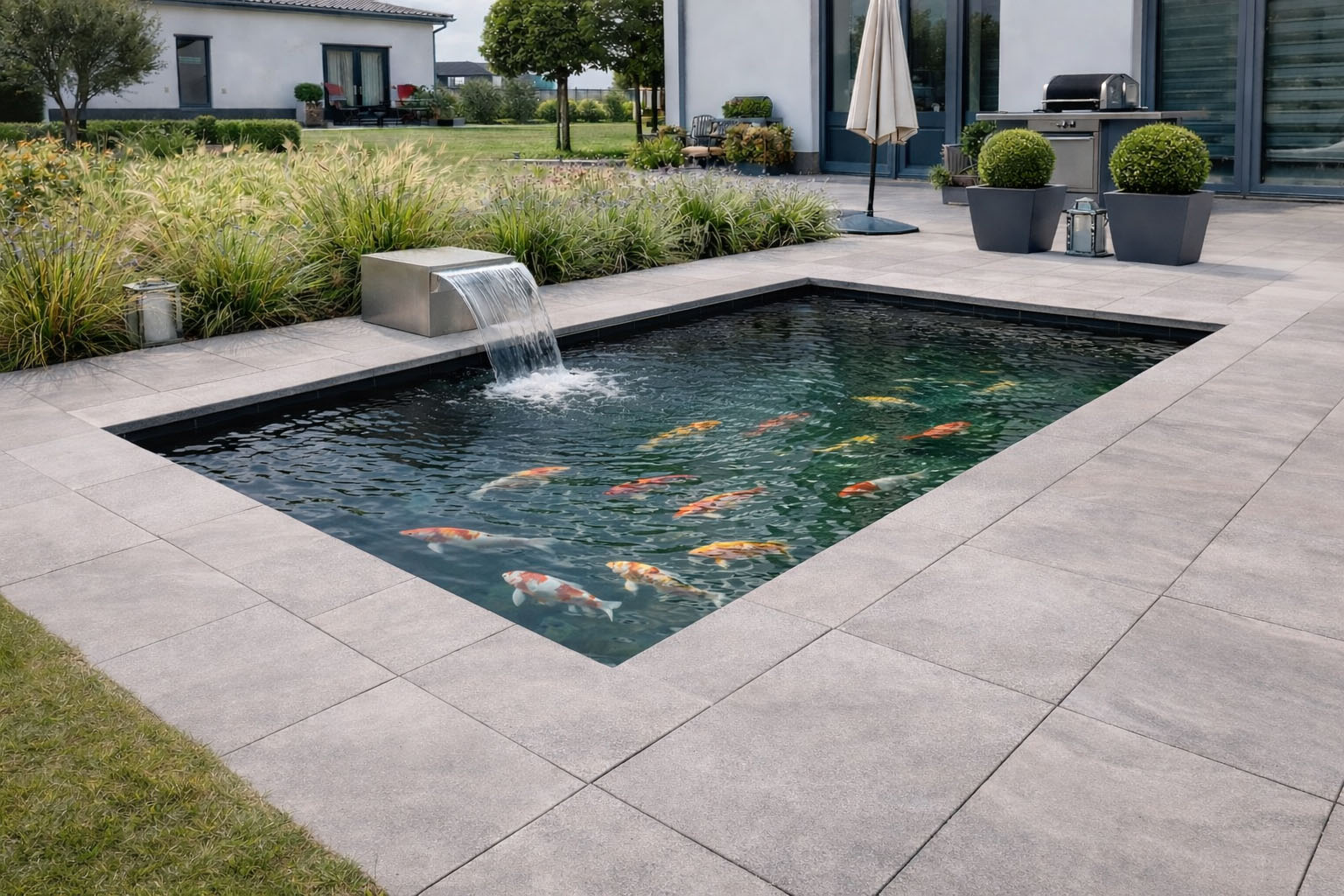 PE-TEICH | 24.100L | 600 x 300 x 150 cm | PE-BECKEN