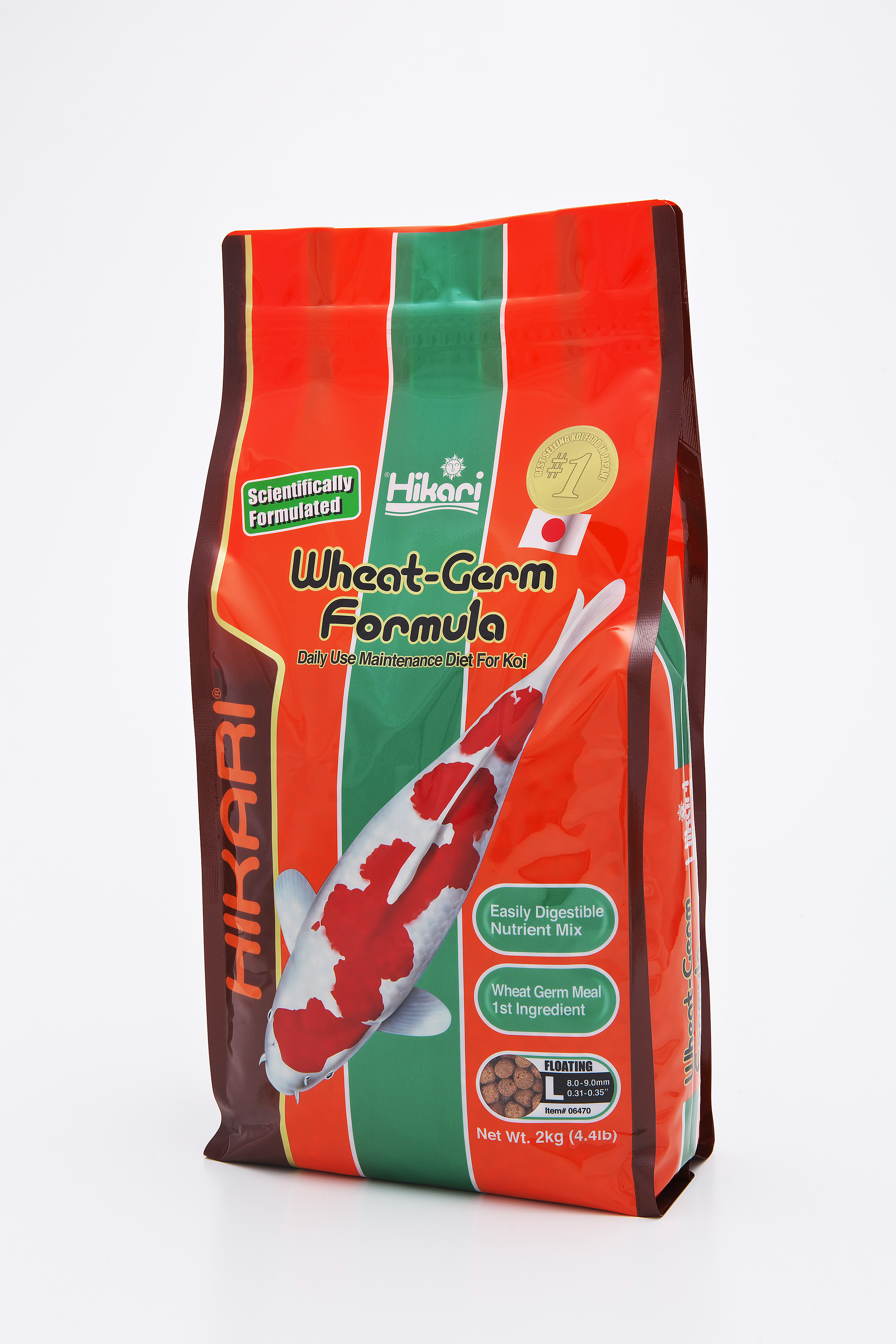 Hikari Wheat-Germ 2kg large Schwimmfutter