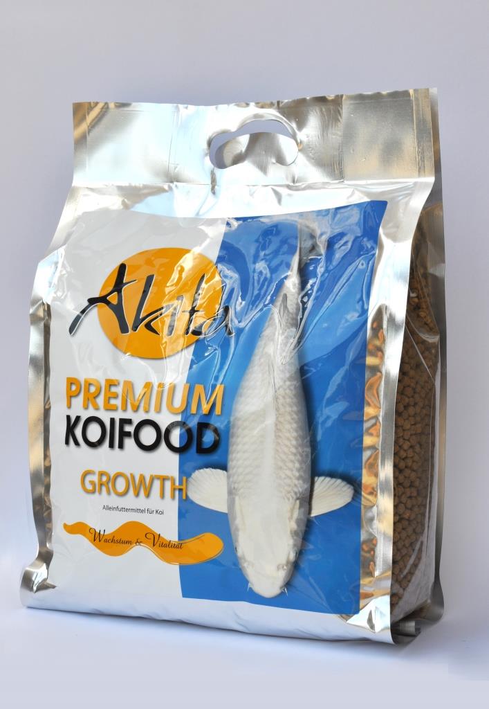 Akita GROWTH 10kg medium Pellets 6mm Koifutter allround