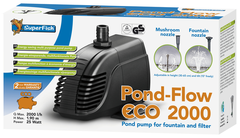 SuperFish Pond Flow Eco 2000 Teichpumpe