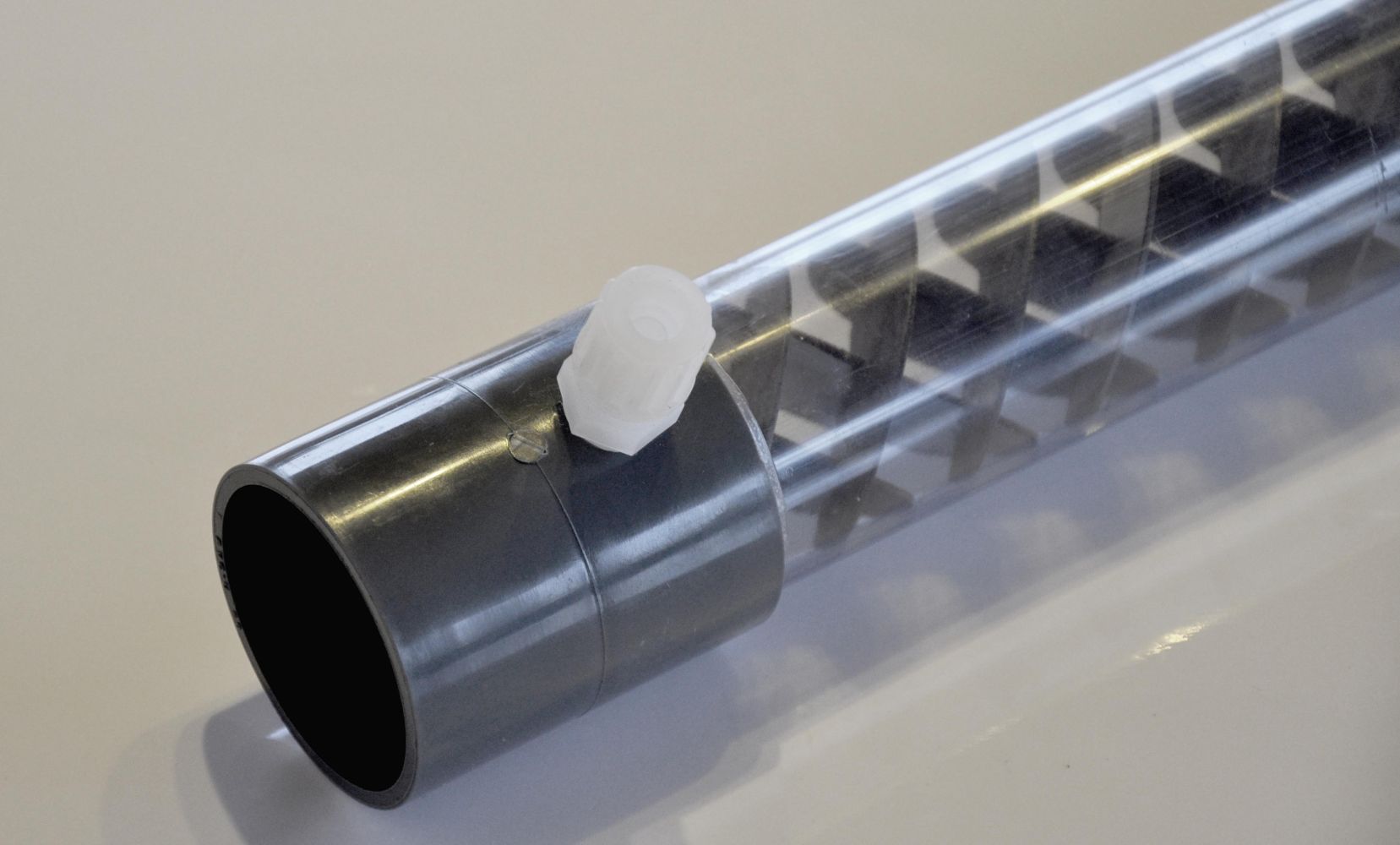 Ozonmischer OZM 110 mm statischer Mischer, Ozon-Mischer, inline Reaktor