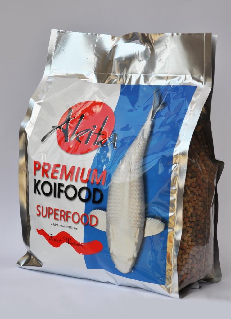 Akita SUPERFOOD 3KG medium Pelets 6mm Koifutter Sommer-Futter