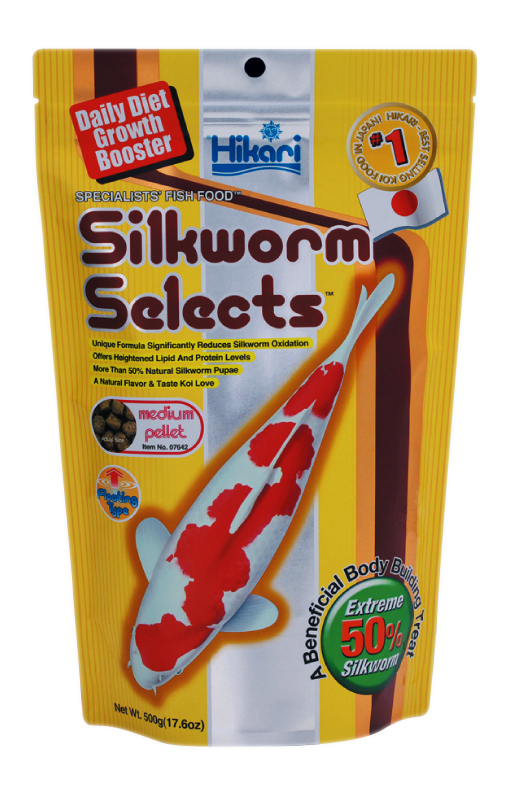 Hikari Silkworm select 500g Medium Pellets, Koifutter