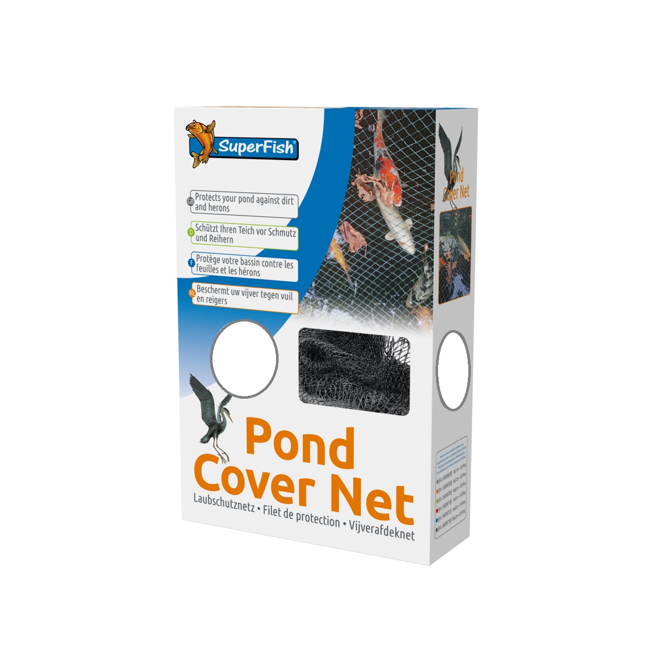 Laubschutznetz 4x4 Meter, Teichnetz