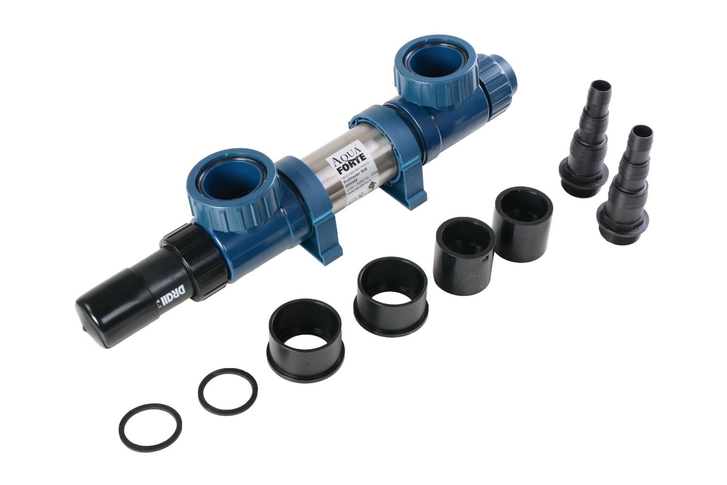 Profi-Heater 1kW Edelstahl mit Thermostat, Teichheizer und Eisfreihalter